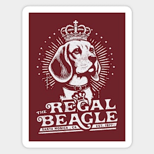 The Regal Beagle // Vintage Three Companies Fan Art Magnet